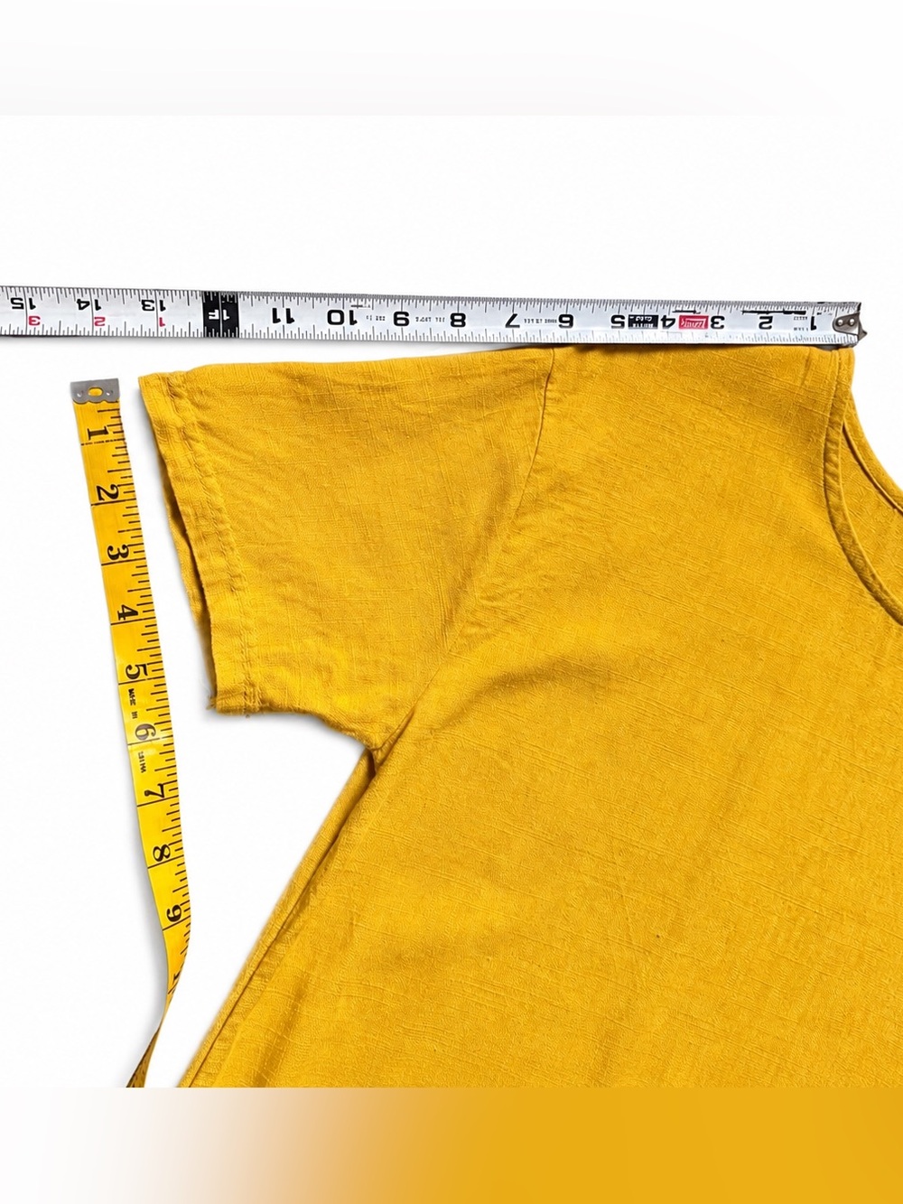 Sunny Yellow Short-Sleeve Swim Cover-Up Dress - Picture 5 of 7